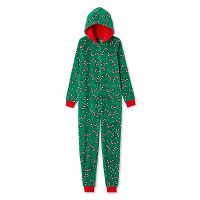 George Family Plush Candy Cane Printed Sleeper