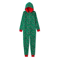 George Family Plush Candy Cane Printed Sleeper
