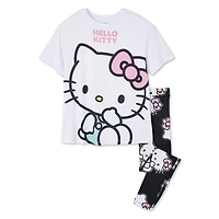 Pyjama 2 pièces Hello Kitty pour femmes Tailles TP–TG