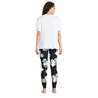 Pyjama 2 pièces Hello Kitty pour femmes Tailles TP–TG