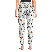 Peanuts Women's Snoopy Velour Pajama Pant, Sizes XS-XL