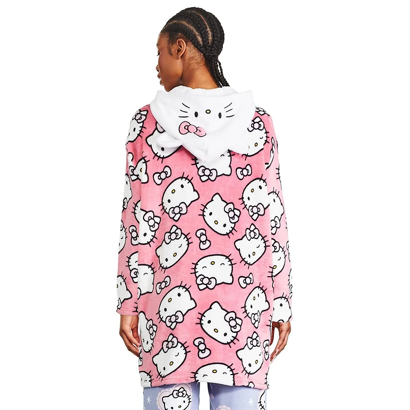 Haut à capuchon Hello Kitty pour femmes