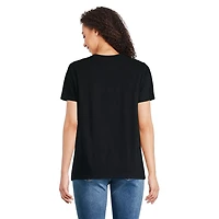 T-shirt à manches courtes Smiley World pour femmes Tailles TP–TG