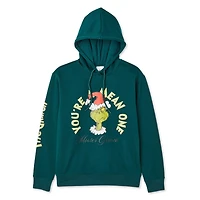 Haut à capuchon en molleton Le Grinch pour femmes Tailles TP–TG