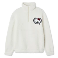 Hello Kitty Women's Teddy Fleece Sweatshirt, Sizes XS-XL