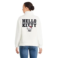 Hello Kitty Women's Teddy Fleece Sweatshirt, Sizes XS-XL