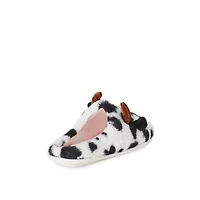 Pantoufles à motif de vache Time and Tru pour femmes
