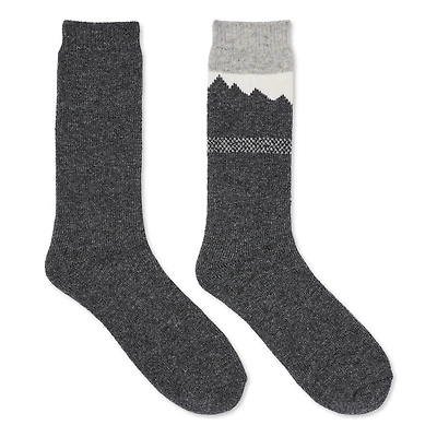 Lot de 2 paires de chaussettes de laine George pour hommes