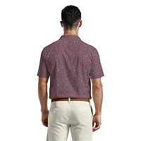 Ben Hogan Performance Men's Geometric Confetti Print Golf Polo Shirt,