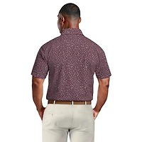 Ben Hogan Performance Men's Geometric Confetti Print Golf Polo Shirt,