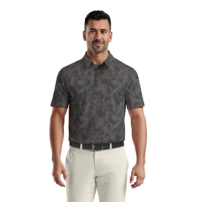 Ben Hogan Performance Men's Watercolor Camo Print Golf Polo Shirt