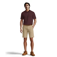 Ben Hogan Performance Men's Two-Color Jacquard Golf Polo Shirt,