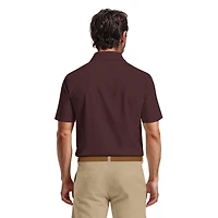 Ben Hogan Performance Men's Two-Color Jacquard Golf Polo Shirt,