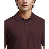 Ben Hogan Performance Men's Two-Color Jacquard Golf Polo Shirt,