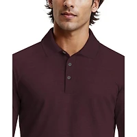Polo de Golf Homme Manches Longues Ben Hogan Performance Imprimé Rayures Fines