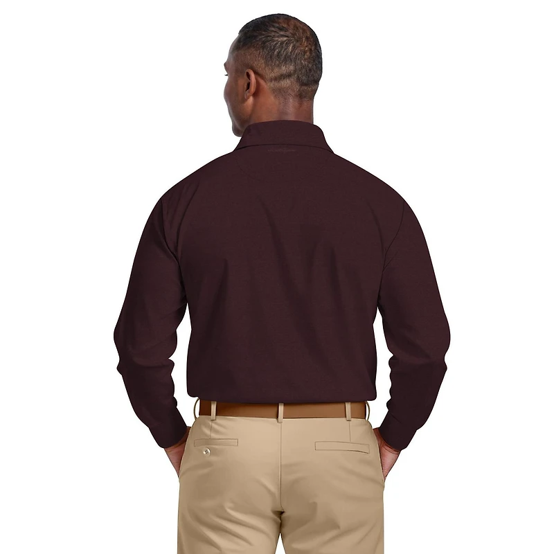 Polo de Golf Homme Manches Longues Ben Hogan Performance Imprimé Rayures Fines