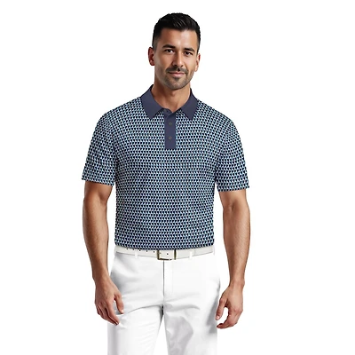 Polo de Golf Homme Manches Courtes Ben Hogan Performance à Grande Impression Géo