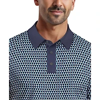 Polo de Golf Homme Manches Courtes Ben Hogan Performance à Grande Impression Géo