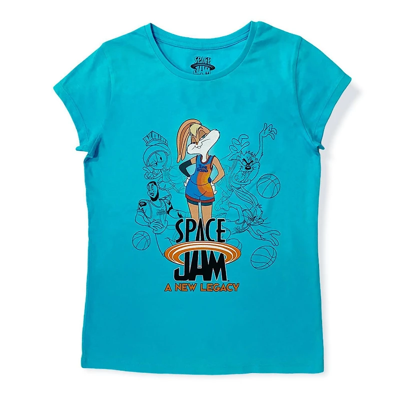 Space Jam T-shirt à manches courtes pour fille