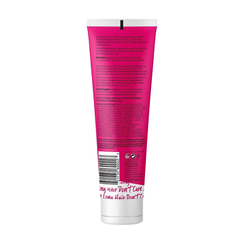 Shampoing renforçateur de vitamine E super rapide sans sulfate Ginseng Caffeine Grow Long de Marc Anthony 250 ml