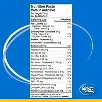 Great Value Multigrain Bagels, 450 g