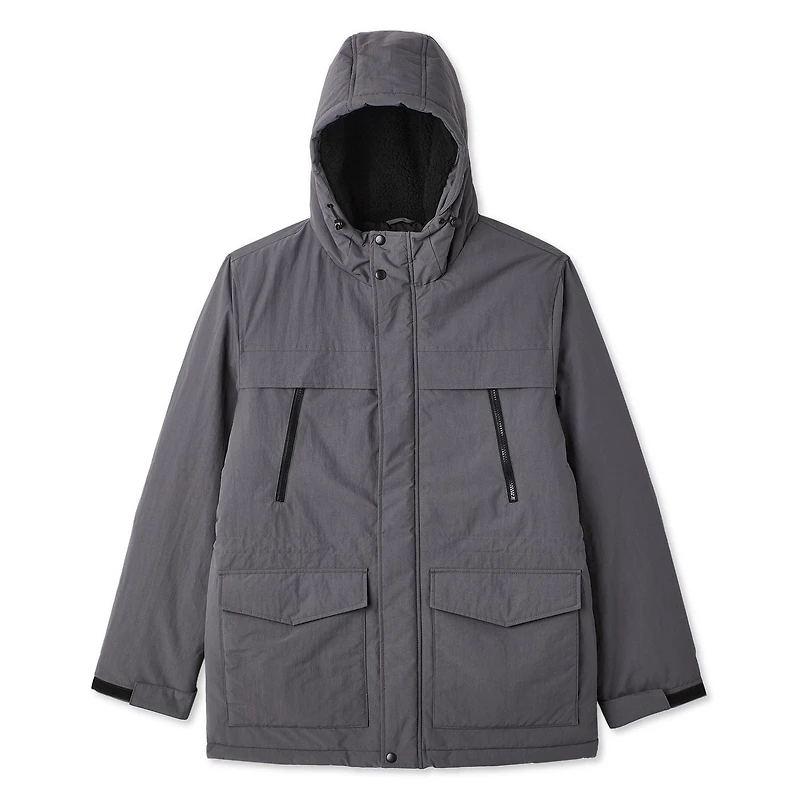 Parka à capuchon George pour hommes