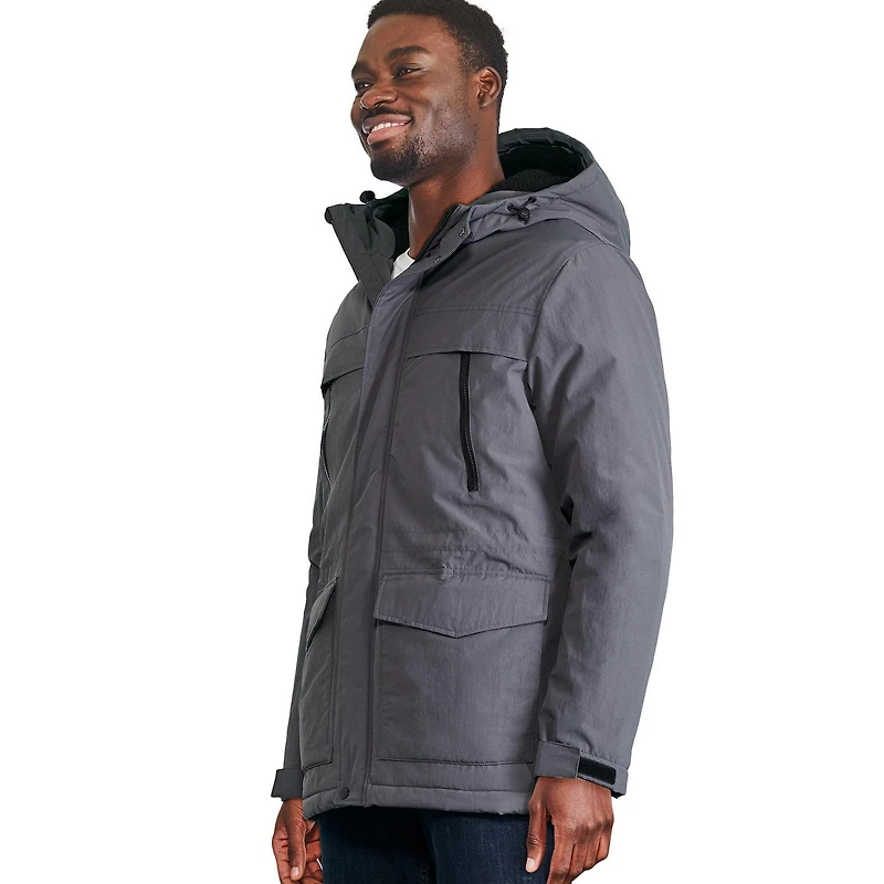 Parka à capuchon George pour hommes