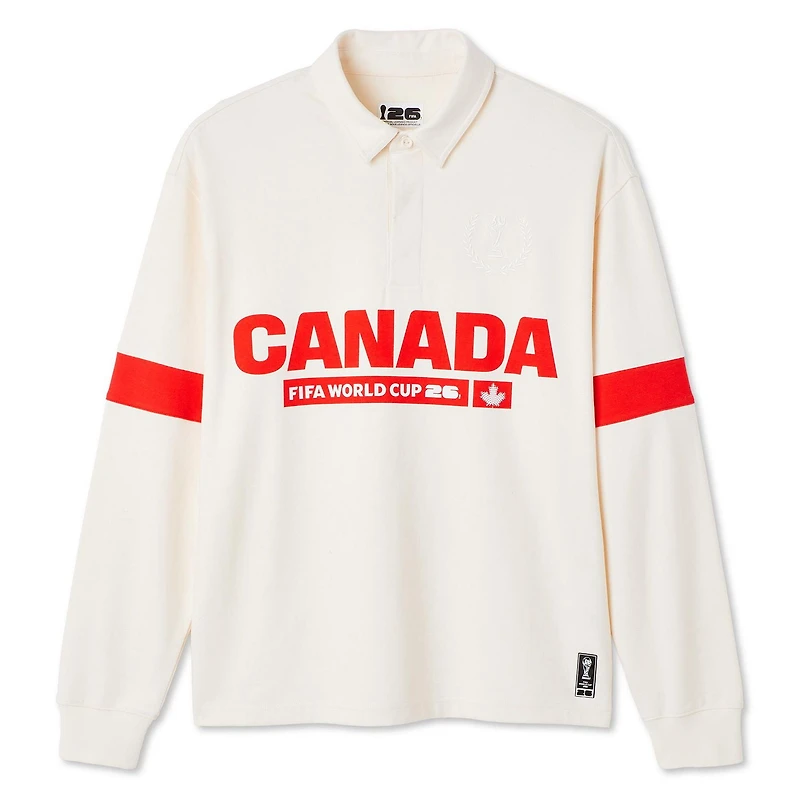 Polo à manches longues du Canada FIFA pour hommes