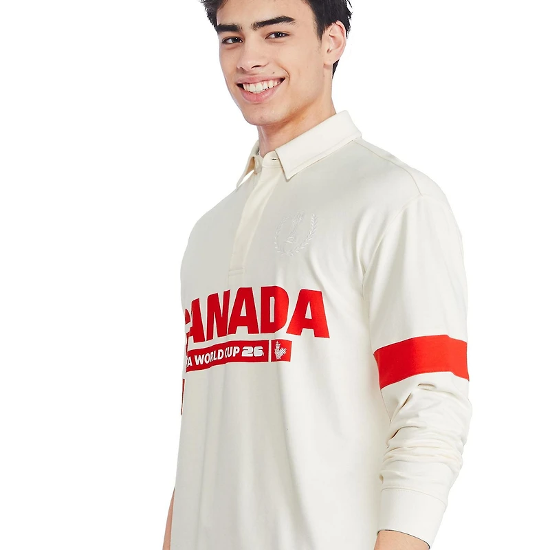 Polo à manches longues du Canada FIFA pour hommes