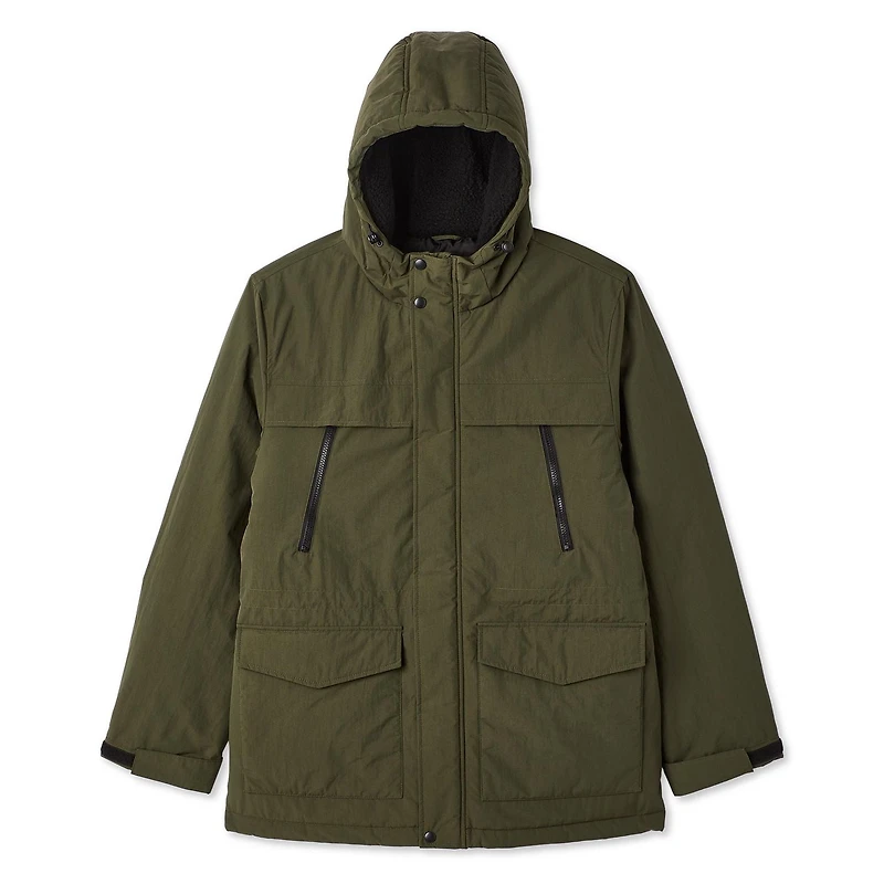 Parka à capuchon George pour hommes