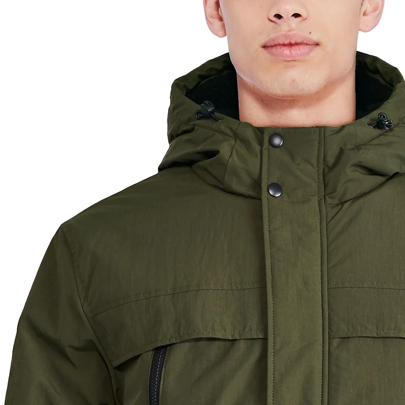 Parka à capuchon George pour hommes