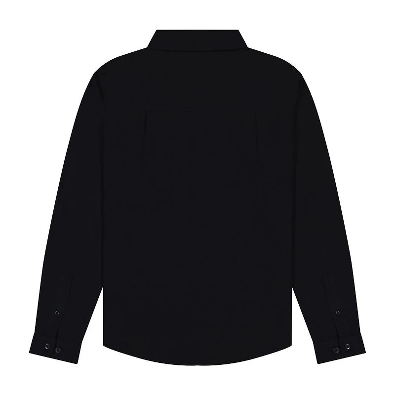 John Deere Men’s Solid Brushed Twill Long Sleeve Shirt, S-XL, Shirt