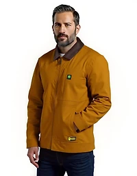 John Deere Men’s Quilted Lined Duck Tractor Jacket, S-XL, Jacket