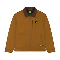 John Deere Men’s Quilted Lined Duck Tractor Jacket, S-XL, Jacket