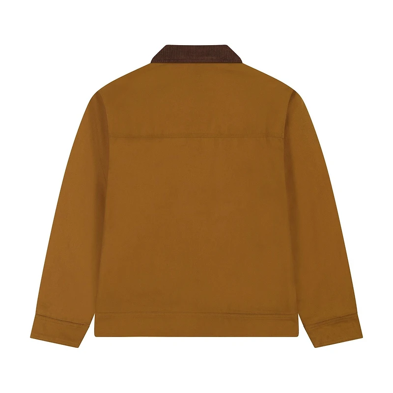 Veste de tracteur matelassée en toile coton John Deere pour homme, tailles S à XL canard