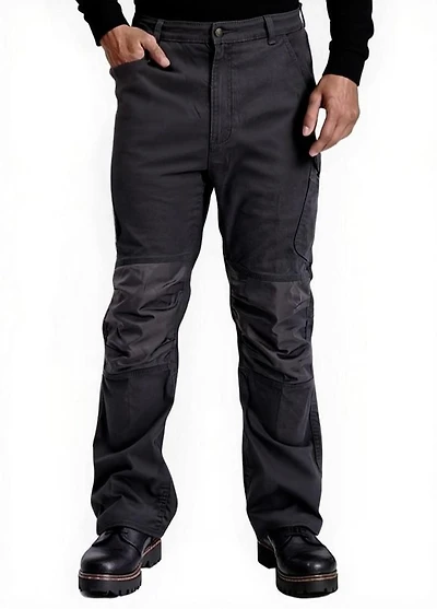 Pantalon de travail utilitaire extensible en toile renforcée pour homme John Deere Pantalon de travail extensible et utilitaire