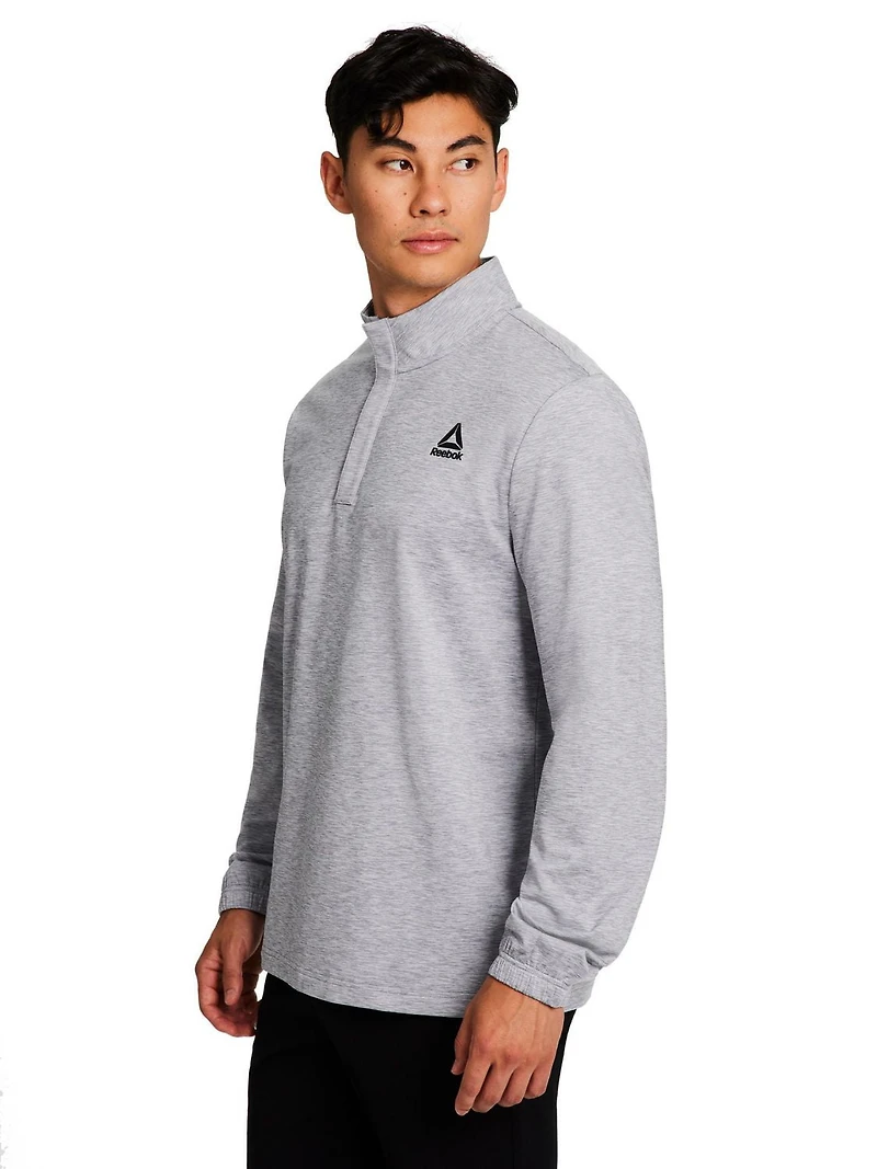 Men's Reebok Refined Quarter Zip Top, Sizes S-XL