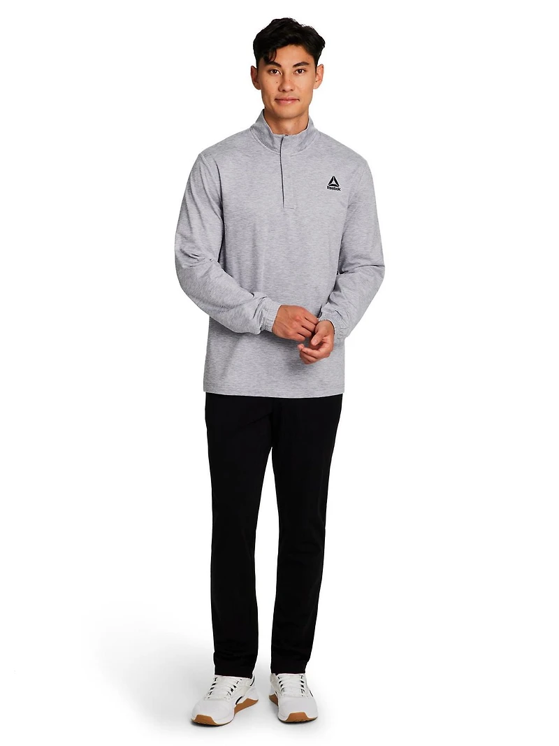 Men's Reebok Refined Quarter Zip Top, Sizes S-XL
