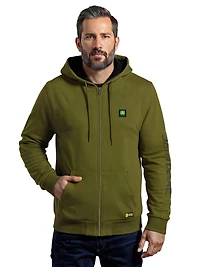 John Deere Zip Up Hoodie, Men's Hoodie