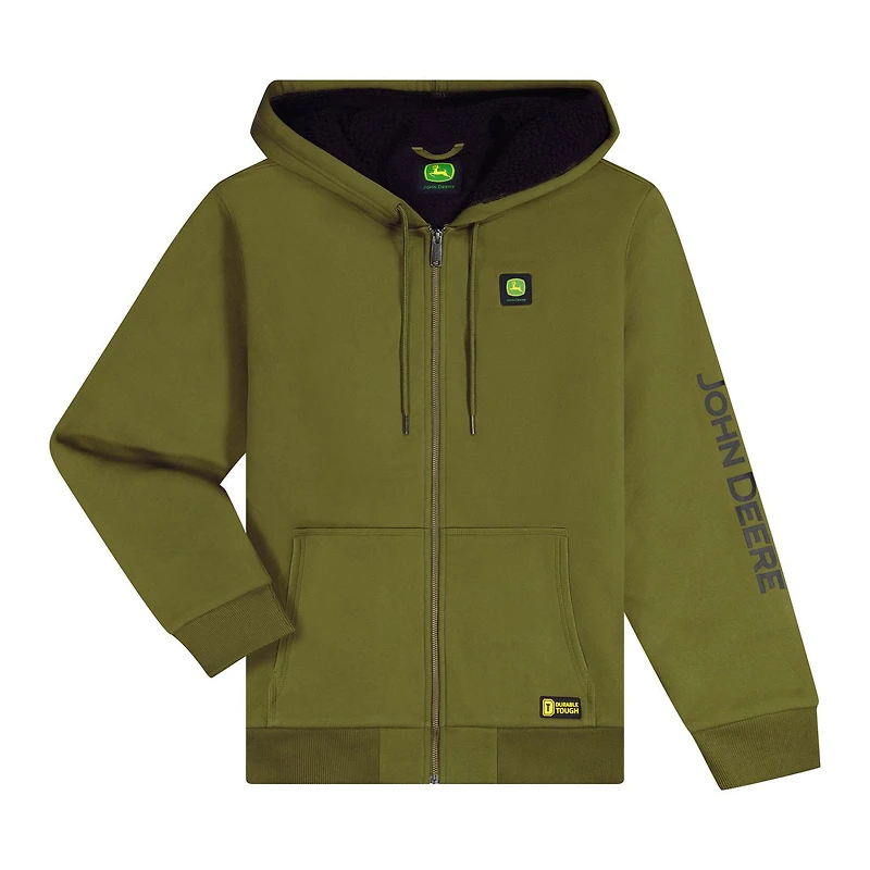 John Deere Zip Up Hoodie, Men's Hoodie