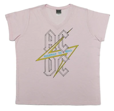 AC/DC t-shirt boyfriend femme taille plus