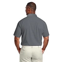 Ben Hogan Performance Men's All-Over Geometric Print Golf Polo Shirt,