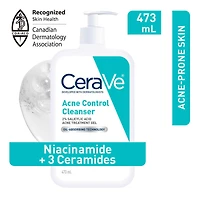 Nettoyant concentré contre l'acné CeraVe | Nettoyant visage à 2% d'acide salicylique avec argile purifiante pour peaux grasses et points noirs | Sans parfum, sans parabène et non comédogène | 473 mL Formulé pour aider à éliminer l'acné