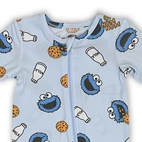 Sesame Street Dormeuse à manches longues pour bébé garçon