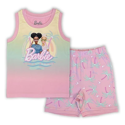 BARBIE Girls 2 pc tank and short set