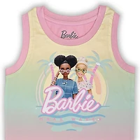 BARBIE Girls 2 pc tank and short set