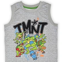 Teenage Mutant Ninja Turtles Ensemble 2 pièces  pyjama débardeur et short sans manches pour garçon