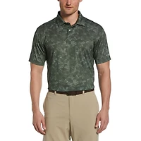 Ben Hogan Polo de golf texturé à imprimé camouflage pour homme