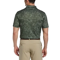 Ben Hogan Polo de golf texturé à imprimé camouflage pour homme