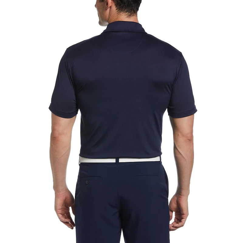 Ben Hogan Polo de golf à rayures multi-dégradés pour homme